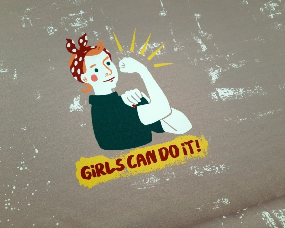 Panel - Jersey - Girls can do it - Käselotti - you go girl Serie